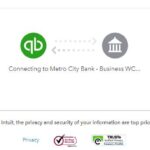 Connect Metro City Bank Business Account to QuickBooks Online.