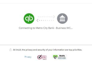 Connect Metro City Bank Business Account to QuickBooks Online.